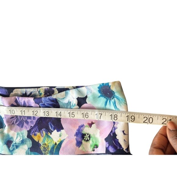 Old Navy Active Go Dry Crop Leggings Floral High-Rise Mesh-Hem Compression XXL - Picture 10 of 13
